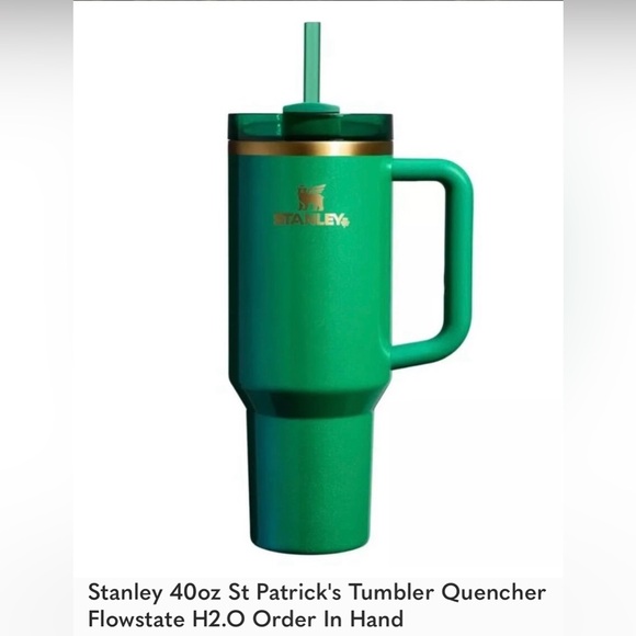 Stanley Shamrock Quencher H2.O Tumbler - Picture 4 of 4